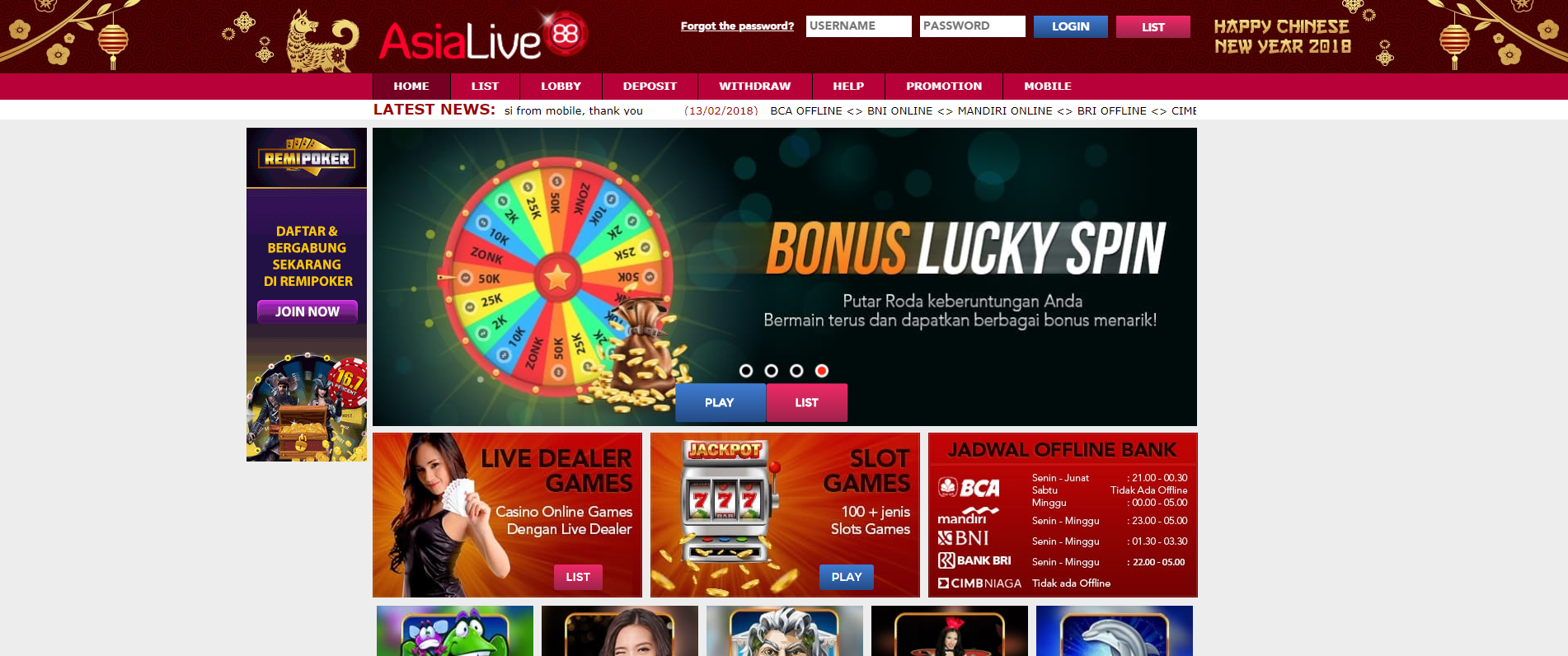 AsiaLive88 Casino Review