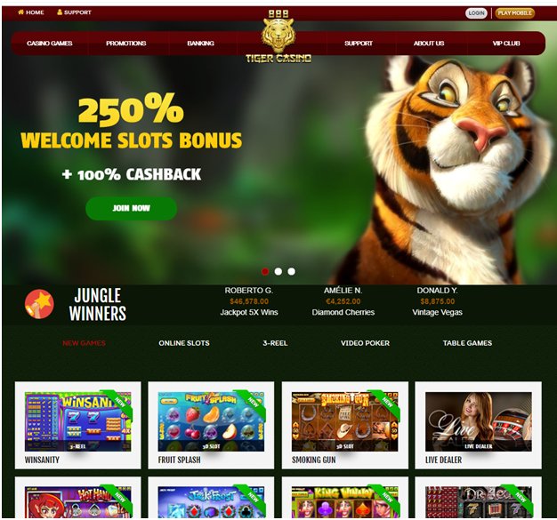 888 tiger casino