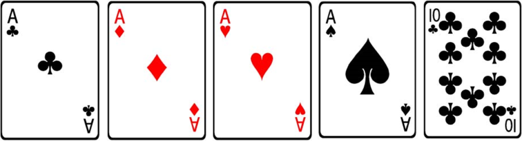 Poker Four of a Kind