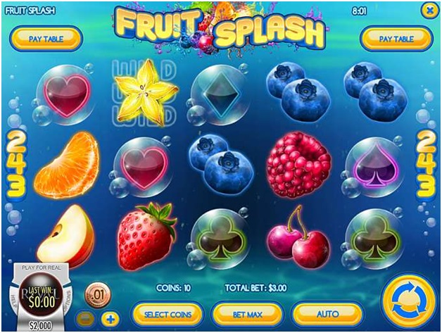 Fruit splash slot-Game Symbols