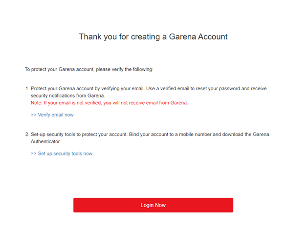 Link your ID card to Garena to play games