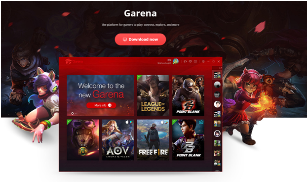 How to play games online at Garena?