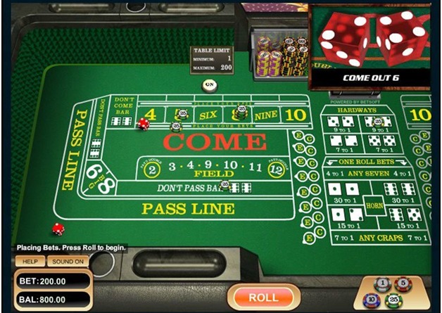 How to play Craps with real money at online casino