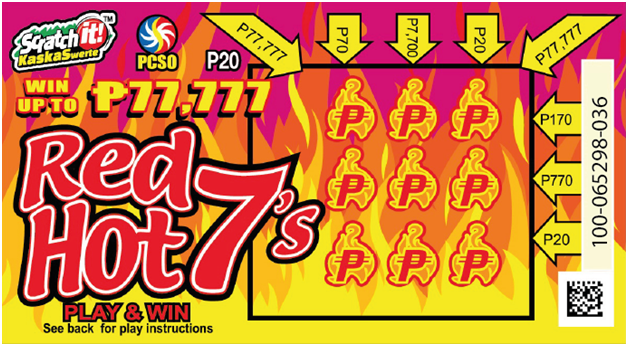 Red Hot 7 Scratch card PH