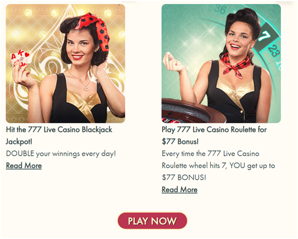 Grab Live Casino Bonus