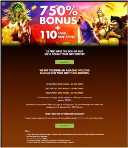 Rich casino 750% Bonus