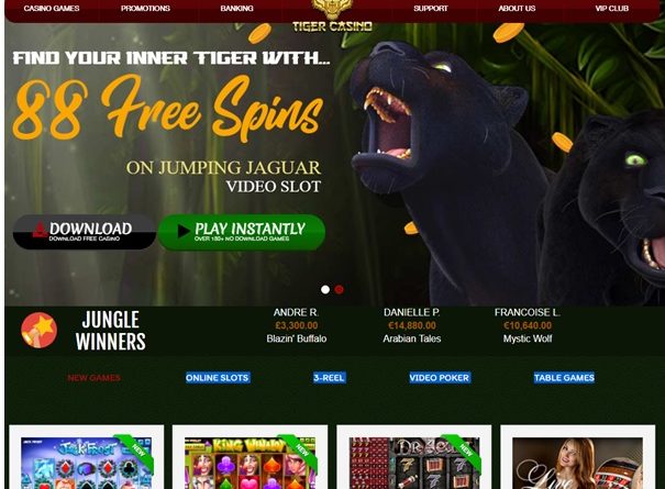 What is the special Slot Bonus at 888 Tiger casino